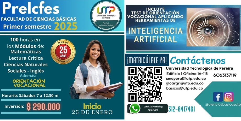 PREICFES FACULTAD DE CIENCIAS BÁSICAS 2025 PRIMER SEMESTRE