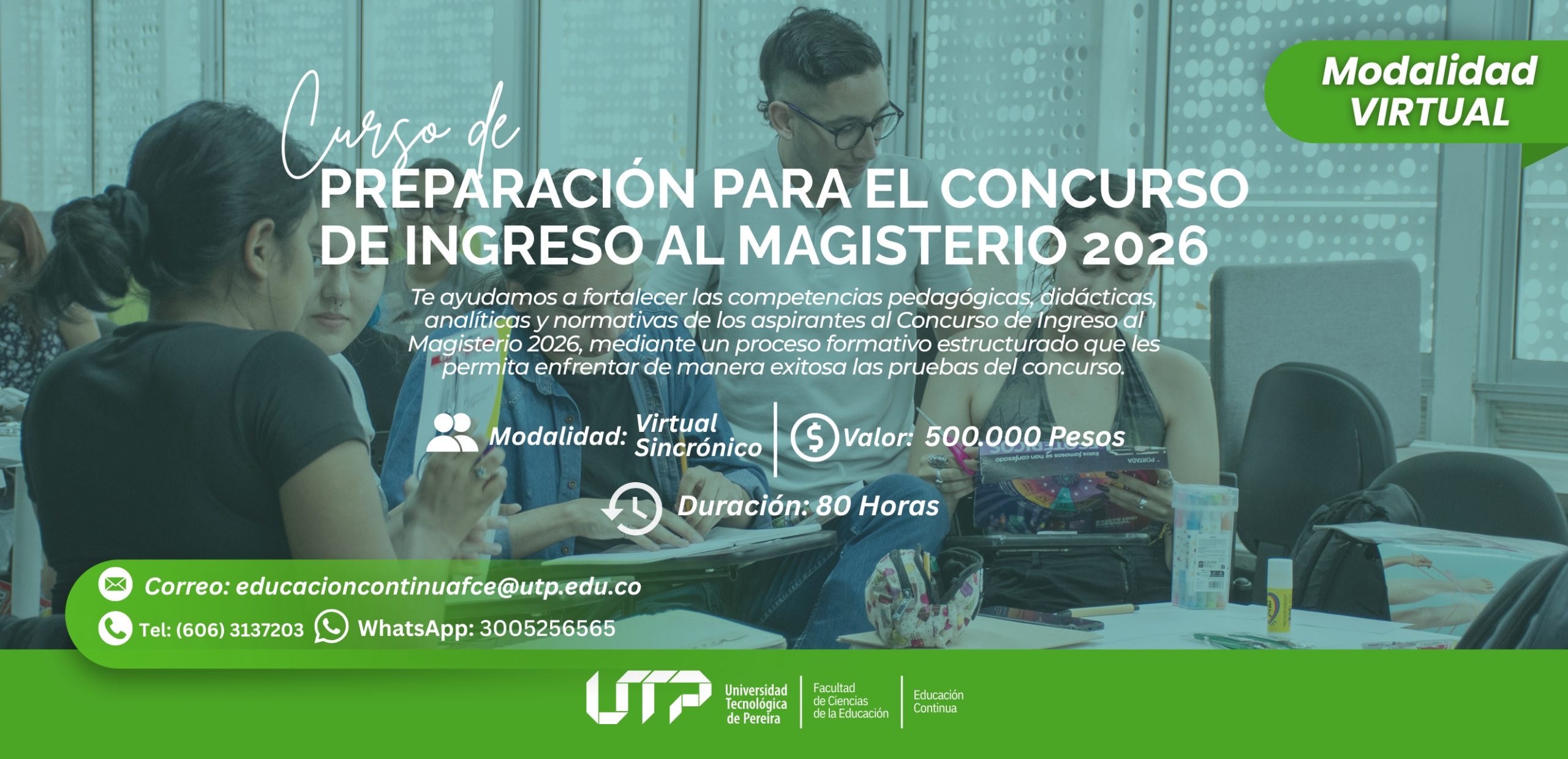 Curso de preparación para el concurso de ingreso al Magisterio (2026-2)